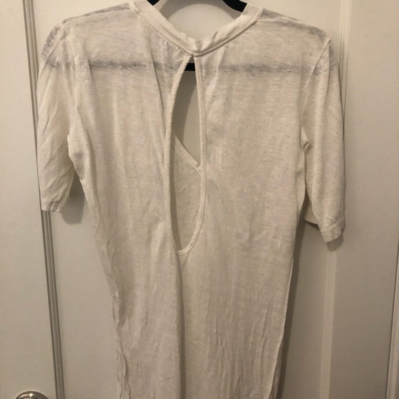 Emerson Fry luxe Ivory linen T dress - Picture 5 of 5